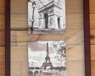 Framed Postcards From Paris.