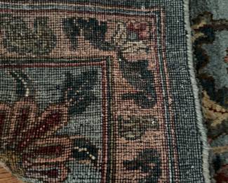 Blue & Green Style Persian Rug. Measures 9' x 12'. Photo 2 of 2.