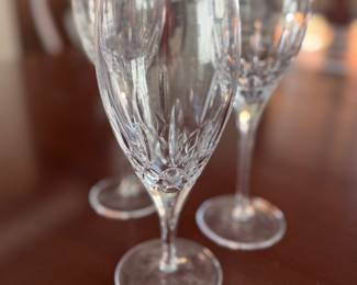 Rogaska Crystal Stemware - 12 Water, 12 Red & 12 White Stems. Photo 1 of 2.