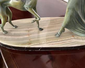 Bronze in the Style Of Ugo Cipriani. Measures 19" W x 17" H. Photo 2 of 2.