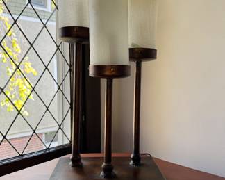 Hurricane Style Table Lamp.