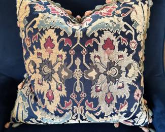 Decorative Down Filled Pillow - 2 Available. Each Measures 16" x 16".