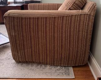Chenille Slipcover Club Chair. Measures 36" x 36". Photo 3 of 3.