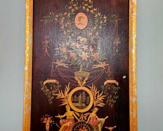 Painted wood panel