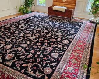 12 x 15 hand-knotted wool carpet; orginally over $3000
