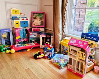 Vintage Fischer Price & Barbie toys
