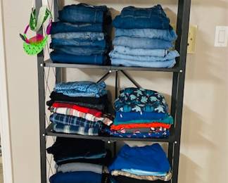 Men's Jeans, Shirts and Shoes.