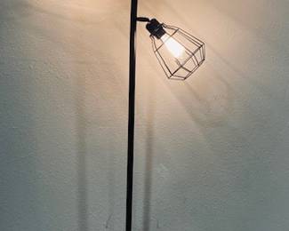 Industrial Tree Floor Lamp - Farmhouse 3-light Standing Lamp with 3 Adjustable Cage