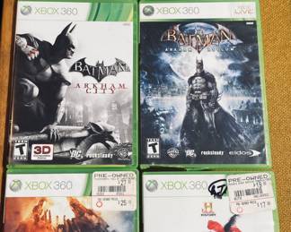 Variety of Video Games. Xbox, Playstation and Nintendo.