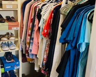 2 Closets of Ladies Clothing from Athleta, Gap, Old Navy and MORE.