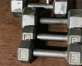 Selection of Hex Free Weights.