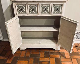 4 Drawer 2 Shelf Vintage Apothecary Chest.