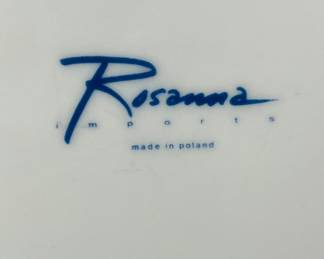 Rosanna Dinner and Desert Plates..