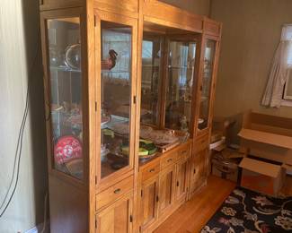 Large china cabinet