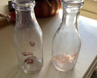 Milk bottles