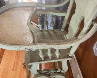 Antique high chair