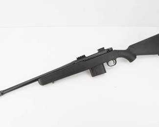 Make: Mossberg
Model: MVP Patrol
Caliber: 7.62mm NATO
Action: Bolt
Barrel: 16.5
Bore: Shiny
Serial # MVP066152
Condition: Great
Mossberg MVP Patrol Matte Blued Bolt Action Rifle - 7.62mm NATO - 16.25in - Mossberg's Varmint and Predator Rifle (MVP) is an ideal hunting and field rifle for all seasons and all shooting disciplines. It is accurate, dependable and accepts commonly available AR-style magazines. It has a 16.25in medium, threaded barrel with an A2 flash suppressor, user-adjustable LBA trigger and pillar-bedded stock for superior accuracy, and a Picatinny top rail. This Patrol model comes chambered in 308 Winchester/7.62 NATO. This rifle is scope ready and remains in Great condition showing normal signs of use and wear. 