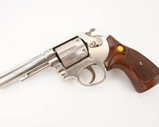 Make: Taurus
Model: 82
Caliber: .38 SPL
Action: DA
Barrel: 4
Bore: Bright
Serial # 764810
Condition: Very Good
Importer: Taurus INT MFG
The Taurus Model 82 debuted in 1982 is a 6-shot, .38 Special, medium frame revolver manufactured by Taurus.These revolvers are a longtime favorite of security personnel and perfect for Homeland Defense Force. This revolver remains in Very good condition showing normal signs of use and wear. 
