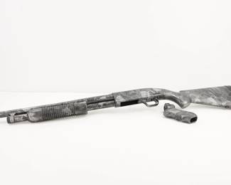 Make: Mossberg
Model: 500
Caliber: 12 GA
Action: Pump
Barrel: 18.5
Bore: Shiny
Serial # U827967
Condition: Excellent
With a custom “Guard Dawg” finish, this Mossberg 500 is perfect to be the watch dawg of your home. Chambered in 12 GA and sold with both stock and pistol grip, this shotgun is in excellent condition, showing normal signs of use and wear. 