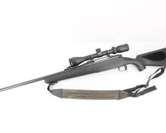 Make: Savage
Model: 110E
Caliber: .270 WIN
Action: Bolt
Barrel: 20
Bore: Shiny
Serial # E941908
Condition: Very Good
This Savage 110E is chambered in .270 WIN and features open sights, uncheckered hardwood Monte Carlo stock, blind internal magazine with floorplate, and weighs 7 lbs. These rifles were manufactured between 1963-1988. The firearm is in very good condition showing normal signs of use and wear. 