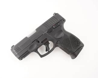 Make: Taurus
Model: G3C
Caliber: 9x19
Action: Semi
Barrel: 3
Bore: Frosty
Serial # ABH745343
Condition: Good
Perfectly compact, exceptionally affordable, and built on the proven G3 platform, the Taurus G3c Compact Semi-Auto Pistol is what you want in a self-defense handgun. The compact, quick-handling frame is made of lightweight polymer, the slide is steel alloy, and the barrel is made of stainless steel with a matte stainless finish. Front slide serrations make handling and control easy. Chambered in 9mm this pistol is sold with one magazine and is in very good condition, showing normal signs of use and wear.