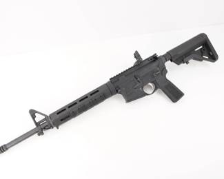 Make: Springfield
Model: Saint
Caliber: 5.56
Action: Semi
Barrel: 16.5
Bore: Bright
Serial # ST443124
Condition: Very Good
The SAINT rifle from Springfield Armory offers an outstanding value in an AR-15 with top-tier components selected for rugged dependability and relentless performance. Chambered in 5.56 nato this rifle is sold without a magazine and remains in very good condition, showing normal signs of use and wear.