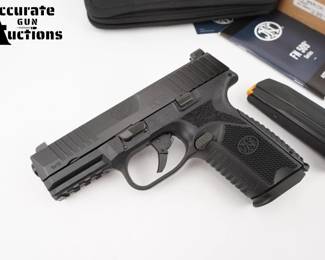 Make: FN
Model: 509
Caliber: 9x19
Action: Semi
Barrel: 4
Bore: Minty
Serial # GKS0185482
Condition: Excellent
The FN 509 is built on the proven architecture of the FNS Compact, FN made changes internally and externally to meet the rigorous performance standards of the MHS requirements and further developed the platform into the FN 509 with the help from industry experts. Over the course of development, the platform has been tested extensively for reliability, ammunition compatibility and durability – totaling more than one million rounds. The pistol is new in the box and comes with 2 17 round magazines.
