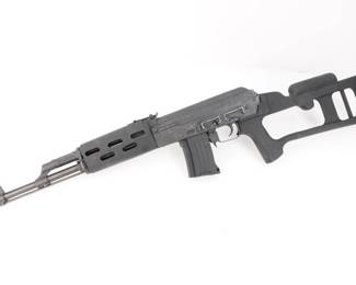 Make: Nova Modul
Model: RAK9
Caliber: 9mm
Action: Semi
Barrel: 16.5
Bore: Shiny
Serial # RON2133300
Condition: Great
Importer: Chiappa
Made in Cugir, Romania at the Nova Modul factory, these rifles are built using actual Romanian AK parts, not just parts that are similar to AKs. Most standard AKM accessories and parts, such as furniture sets, are interchangeable with these rifles.The RAK-9 is a Romanian AK Trainer that captures the essence of the iconic AK rifle in a 9mm carbine format. This rifle offers the same look and feel as the original, but uses more readily available and user-friendly ammunition. This Rifle remains in Great condition showing normal signs of use and wear. 