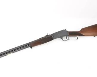 Make: Henry
Model: H012GC
Caliber: .45 Colt
Action: Lever
Barrel: 20
Bore: Bright
Serial # BBS01687GC
Condition: Very Good
The Henry Big Boy Steel Side Gate Lever-Action Rifle is a gorgeous classic, but instead of brass, this one is constructed with steel. This centerfire, lever-action gun is a dependable, brush-smashing gun. The beautiful steel receiver looks fresh. An American Walnut stock set on this Big Boy. Made in USA.chambered in .45 Colt and features a 20” barrel. This rifle remains in Very good condition showing normal signs of use and wear. 