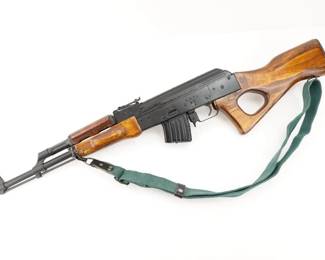 Make: MAADI ARM
Model: RML
Caliber: 7.62X39
Action: Semi
Barrel: 16
Bore: Shiny
Serial # ES08267
Condition: Very Good
Importer: PARS INTL
Egyptian Maadi RML semi automatic rifle with box. Post 1989 Import Ban gun imported by "PARS INTL. LOU. KY" as marked on the right side of the receiver. Laminate wood thumbhole stock and hand guard with palm swell. Metal trapdoor butt plate with cleaning kit inside. Matching numbers. This Rifle remains in very good condition showing normal signs of use and wear.