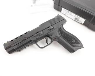 Make: Ruger
Model: American pistol
Caliber: 9MM
Action: Semi
Barrel: 4.5
Bore: Shiny
Serial # 863-33944
Condition: Excellent
Designed with the toughest standards in mind. Built to perform in the harshest conditions.The Ruger American Pistol is a polymer-framed, semi-automatic pistol introduced by Ruger in December 2015. This pistol comes with the original box but NO MAG. This pistol is in excellent condition showing minimal signs of use.