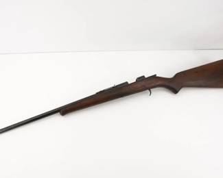 Make: Zbrojovka
Model: ZKM 468
Caliber: .22 LR
Action: Bolt
Barrel: 20.5
Bore: Shiny
Serial # 20716Z
Condition: Needs Repair
The zkm468 was a single shot rifle made by Brno for military training and then sold to the public as a “garden gun”. This rifle appears to be missing the bolt and trigger guard. Needs repair.