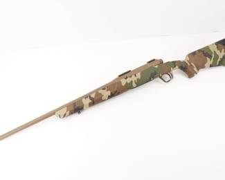 Make: Savage
Model: Axis
Caliber: .308 WIN
Action: Bolt
Barrel: 22.5
Bore: Bright
Serial # P909735
Condition: Excellent
Get ready for the hunt with the Savage Axis .308 Winchester Bolt-Action Rifle. The Veil™ flagship stock includes a recoil pad and grip texturing, and the rifle features a user-adjustable AccuTrigger, a 2-position tang safety and 2-piece Weaver-style bases. Made in the USA, this rifle is in excellent condition.