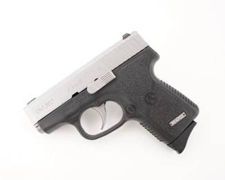 Make: Kahr
Model: CW380
Caliber: .380 Auto
Action: Semi
Barrel: 2.5
Bore: Shiny
Serial # DK4753
Condition: Very Good
Perfect for concealed carry, this Kahr CW 380 is compact enough to be discreetly concealed by just about any user. Chambered in .380 ACP, this pistol is sold with one magazine. THe firearm is in very good condition, showing normal signs of use and wear. 