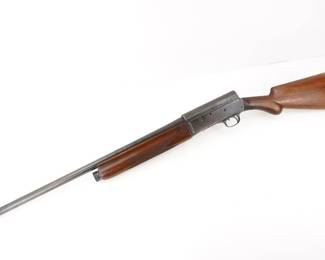 Make: Remington
Model: 11
Caliber: 12 GA
Action: Semi
Barrel: 26
Bore: Shiny
Serial # 11268
Condition: Very Good
This Remington model 11 shotgun was produced from 1911 to 1948 and was one of the first auto-loading shotguns ever produced in the United States. Chambered in 12 GA this shotgun is in good condition, showing obvious signs of use and wear.