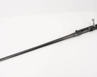 Make: Springfield
Model: 1903 Mark I Rec/Bolt/Barr
Caliber: 30-06
Barrel: 25
Bore: Shiny
Serial # 1186789
Condition: Very Good
Sptingfield armory 1903 Mark 1 Receiver, bolt and 25" barrel.