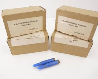 Make: Plastik-Training
Model: Approx 200 RNDS
Caliber: 7.62x51
Plastic 7.62x51(308) Training rounds aprox. 200. They go Boom.