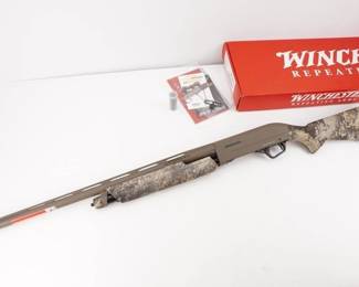 Make: Istanbul Silah
Model: SXP
Caliber: 12 GA
Action: Pump
Barrel: 28
Bore: Minty
Serial # TR6023-080914SP
Condition: Like New
Importer: BACO Inc
General purpose pump shotgun that is built for speed and reliability. Composite stock with Woodland camouflage finish. Barrel and receiver are protected with Perma-Cote FDE finish. Dual action bars and strong rotary bolt. Barrel features a hard chrome plated chamber and bore for added durability. Removable TRUGLO fiber-optic front sight. The shotgun is in excellent condition and sold with the factory box.