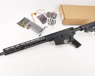 Make: Andro Corp Industries
Model: ACI-15
Caliber: 5.56
Action: Semi
Barrel: 16
Bore: Minty
Serial # J2-042904
Condition: NEW
The Andro corp Industries ACI15 is a modern sporting rifle made with high quality components designed to perform multiple uses under a variety of conditions. 7075 forged lower, 4150 CMV melonite barrel, QPO corrosion resistant finish and 7075 T6 MilSpec Dry Film Lubed upper makes the rifles durable and dependable for the long haul. 15” Mlock handguard makes the rifle a dream to accessorize. This Rifle is sold with Factory box ,paperwork and 1 mag. New condition.