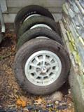MINT 1966 SHELBY GT WHEELS AND TIRES MUST SEE RARE!