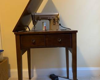 Singer sewing machine.