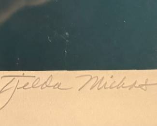 Tjelda Michas Signed '80