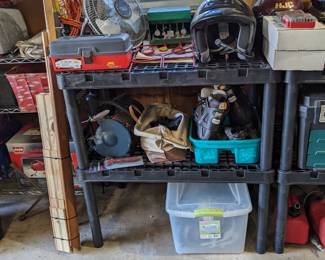 Choose from several garage items