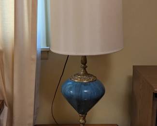 Blue decorative lamp
