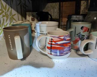Starbucks mugs