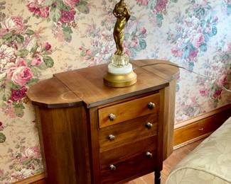 Vintage/Antique Mahogany Martha Washington Sewing Cabinet Stand Table