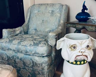 MCM Ceramic Umbrella Stand. 