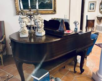 Vintage Thai Carved Wooden Elephant.  He's the cutest. 