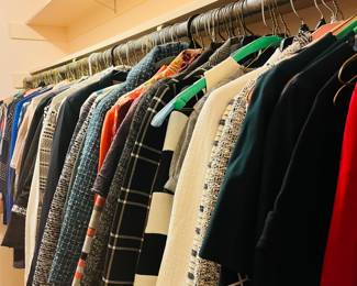 Blazers, coats, sweaters, etc.  Unreal collection.
