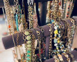 Jewelry.  J. Crew, Kendra Scott, Nordstrom, Neiman's, etc. 